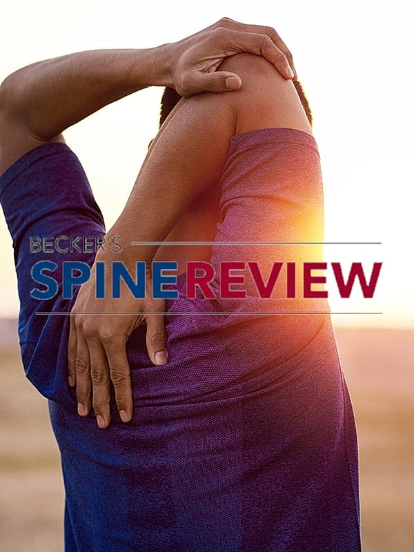 Person stretching in sunset, logo overlay.