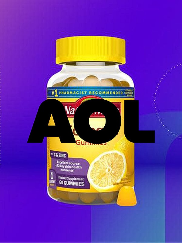 Nature Made collagen gummies with lemon flavor.