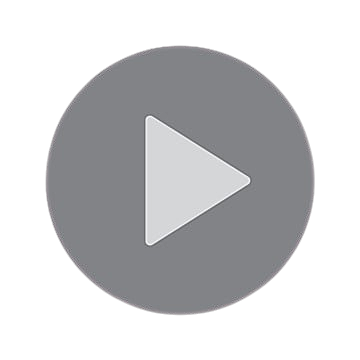 Play button on a gray background